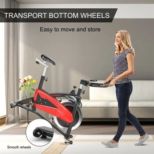 Magnetic Exercise Bike Fitness Cycling Bike with 35Lbs Flywheel for Home and Gym